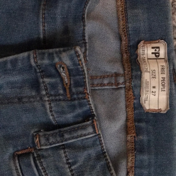 Free People Jeans Size 27 like new - Picture 3 of 3